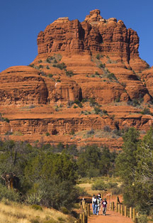 Bell Rock formation in Sedona AZ has amazing hiking trails