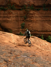 Mountain biking and hiking in Sedona Arizona's red rock country
