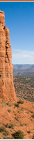 Hiking trail view from Cathedral Rock Sedona
